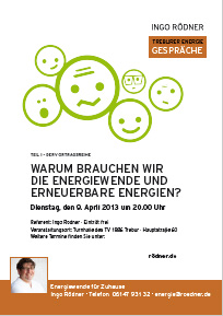 WARUM BRAUCHEN WIR DIE ENERGIEWENDE UND ERNEUERBARE ENERGIEN?